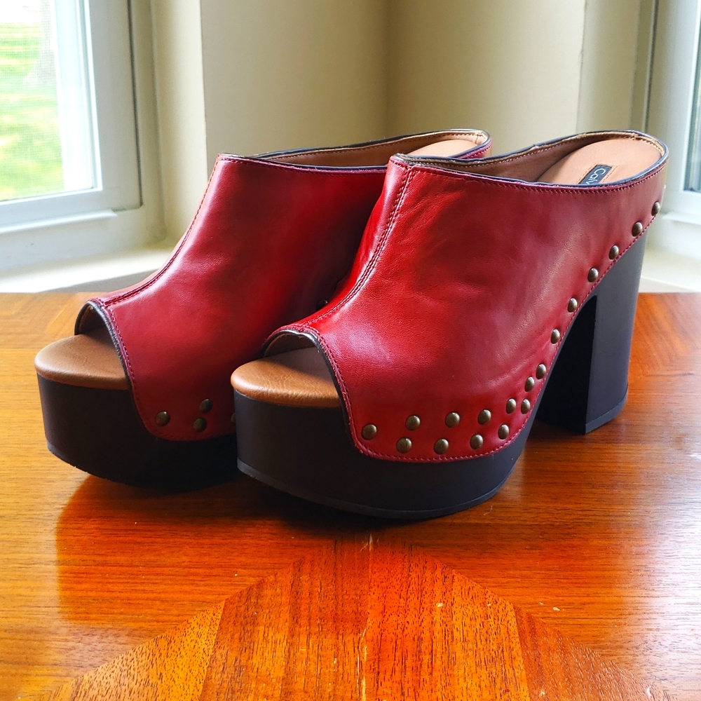 Calvin Klein Jeans Shoes, 9, Red